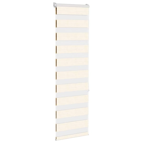 vidaXL Sebragardin marmor beige stoff bredde 45,9 cm polyester