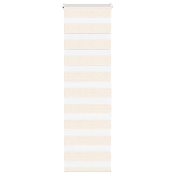 vidaXL Sebragardin marmor beige stoff bredde 45,9 cm polyester