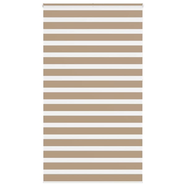 vidaXL Sebragardin sandbrun 120x230 cm stoff bredde 115,9 cm polyester