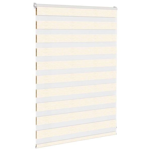 vidaXL Sebragardin marmor beige stoff bredde 110,9 cm polyester