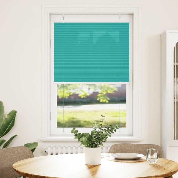vidaXL plisségardin Bensin Grønn 80x150 cm Stoff Bredde 79,4 cm