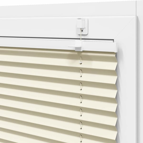 vidaXL Plisségardin fløde 65x150 cm Stofbredde 64,4 cm Polyester