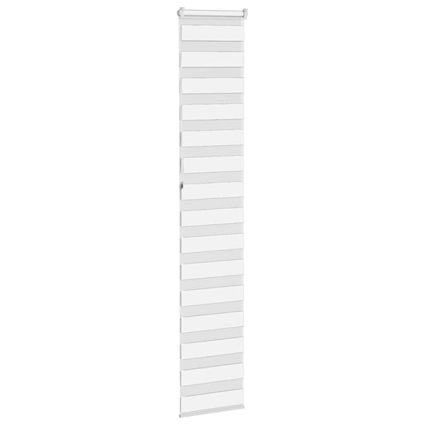 vidaXL Sebragardin hvit 45x230 cm stoff bredde 40,9 cm polyester