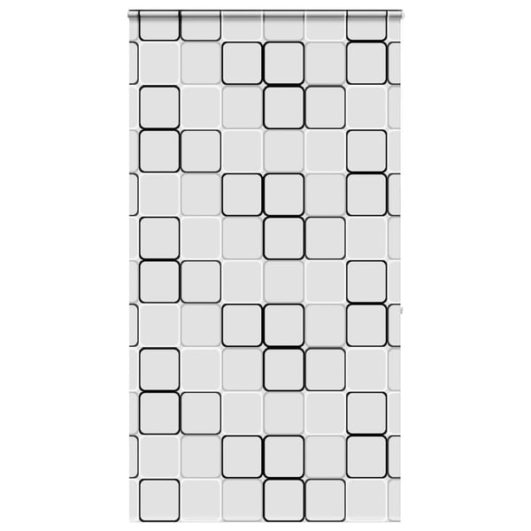 vidaXL Dusjrullgardin med kassett 140x240 cm Stoffbredde 136 cm