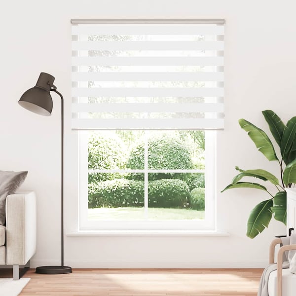 vidaXL Sebragardin hvit 160x230 cm stoff bredde 155,9 cm polyester
