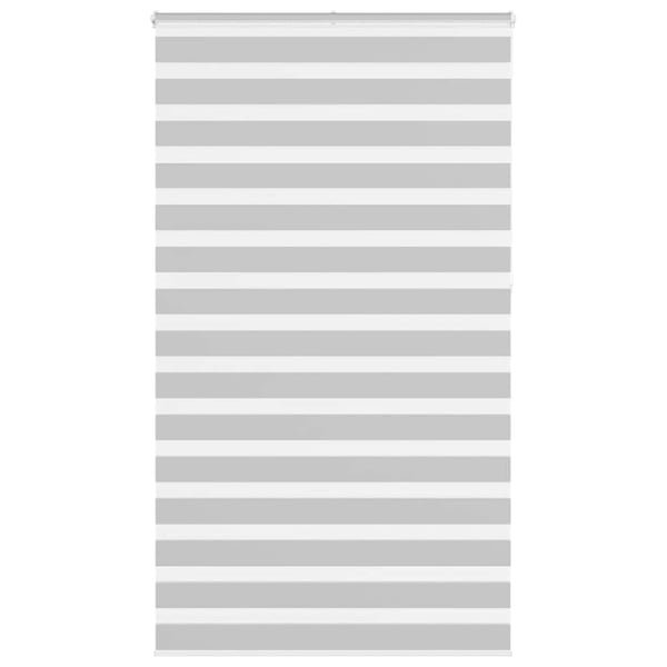 vidaXL zebragardin lysegrå 125x230 cm stofbredde 120,9 cm polyester