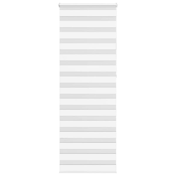 vidaXL zebragardin hvid 75x230 cm stofbredde 70,9 cm polyester