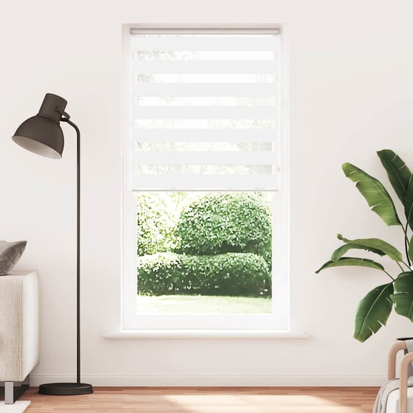 vidaXL Sebragardin hvit 110x200 cm stoff bredde 105,9 cm polyester