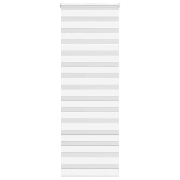 vidaXL zebragardin hvid 90x230 cm stofbredde 85,9 cm polyester