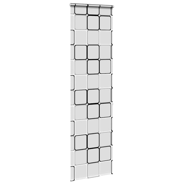 vidaXL Dusjrullgardin med kassett 80x240 cm Stoffbredde 76 cm