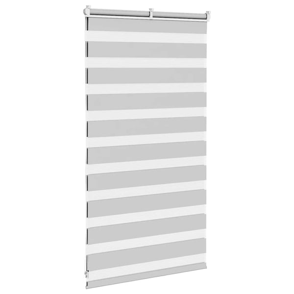 vidaXL Sebragardin lysegrå 70x100 cm stoff bredde 65,9 cm polyester