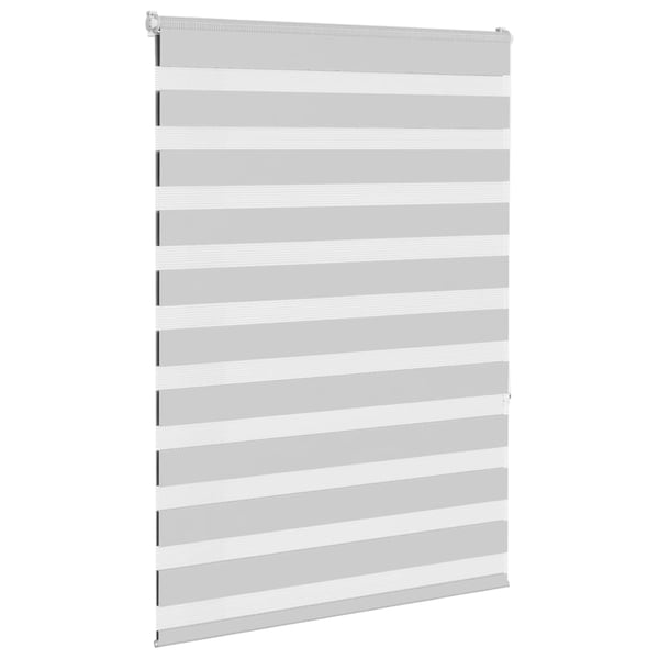 vidaXL Sebragardin lysegrå 95x150 cm stoff bredde 90,9 cm polyester