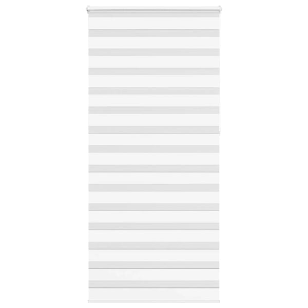 vidaXL Sebragardin hvit 110x230 cm stoff bredde 105,9 cm polyester
