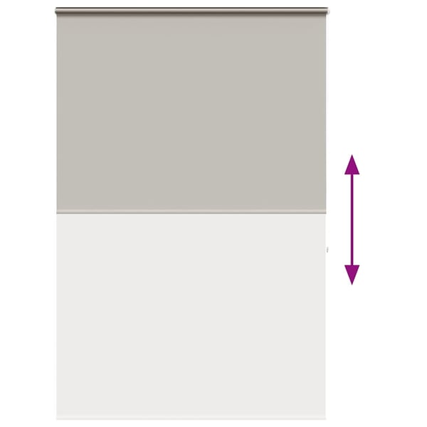 vidaXL Dusjrullgardin Cassonetto 160x240 cm Stoff Bredde 156 cm