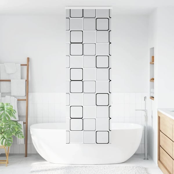 vidaXL dusjrullgardin med kassett 60x240 cm Stoffbredde 56 cm