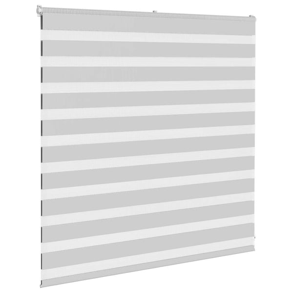 vidaXL Sebragardin lysegrå 145x100 cm stoff bredde 140,9 cm polyester