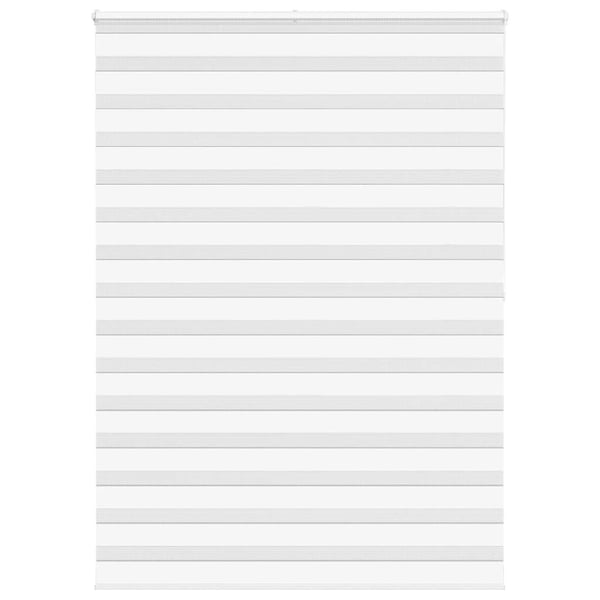vidaXL zebragardin hvid 160x200 cm stofbredde 155,9 cm polyester