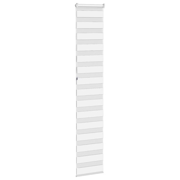 vidaXL Sebragardin hvit 50x230 cm stoff bredde 45,9 cm polyester
