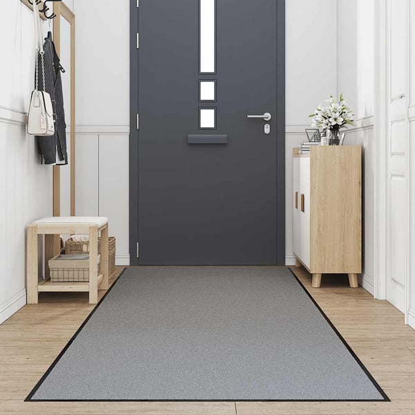 vidaXL Dørmatte Grå 115x500 cm