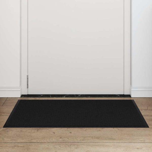 vidaXL Dørmatte Sort 60x90 cm