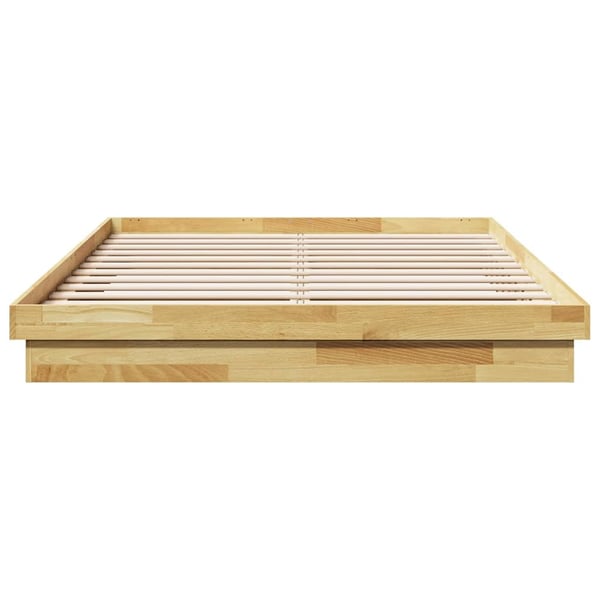 vidaXL Sengeramme uten Madrass 160x200 cm Heltre Eik