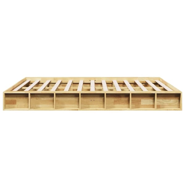 vidaXL Sengeramme uten Madrass 160x200 cm Heltre Eik