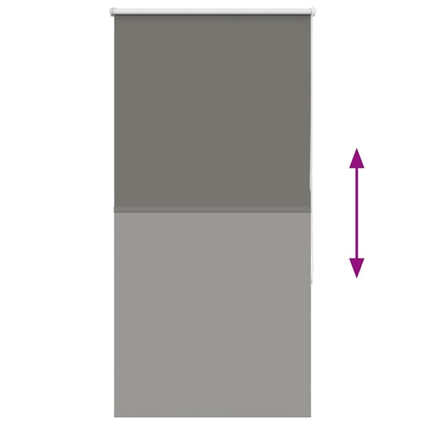 vidaXL Rullegardin lystette 85x150 cm stoff bredde 80,7 cm polyester