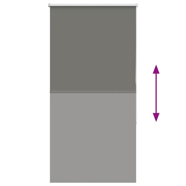 vidaXL Rullegardin lystette 65x150 cm stoff bredde 60,7 cm polyester