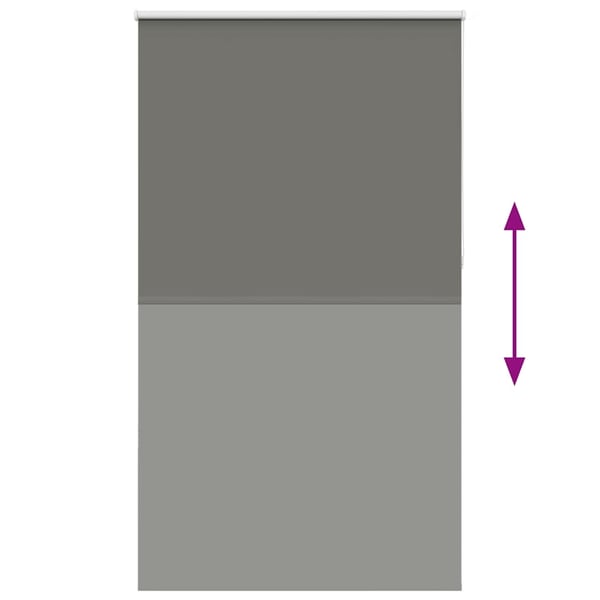 vidaXL rullegardin mørklægning 140x230 cm stofbredde 136,6cm polyester