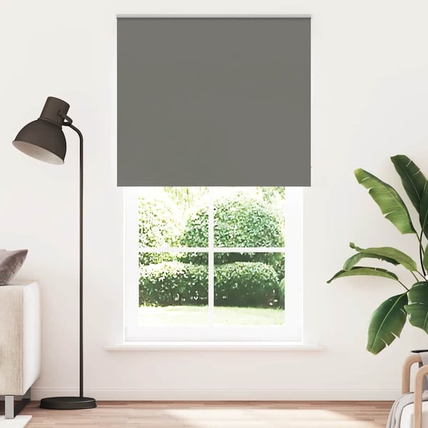 vidaXL Rullegardin lystette 130x230 cm stoff bredde 126,6 cm polyester