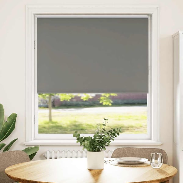 vidaXL Rullegardin lystette 90x130 cm stoff bredde 85,7 cm polyester