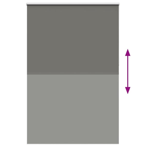 vidaXL Rullegardin lystette 165x230 cm stoff bredde 161,6 cm polyester