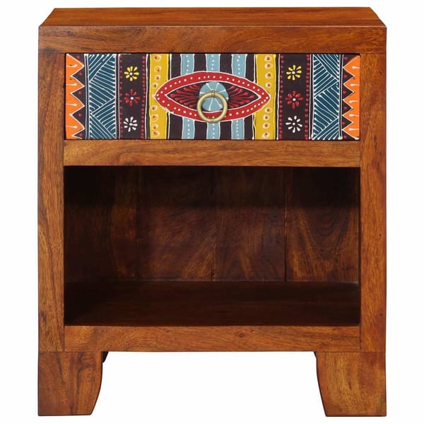 vidaXL Nattbord 40x35x45 cm heltre akasie