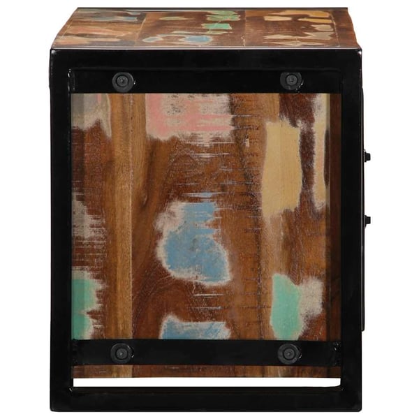 vidaXL TV-benk 80x30x35 cm gjenvunnet heltre