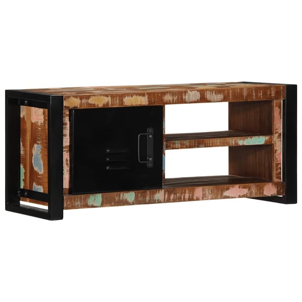 vidaXL TV-benk 80x30x35 cm gjenvunnet heltre