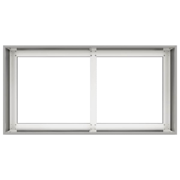 vidaXL Plantekasse 80x40x40 cm rustfritt stål
