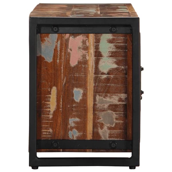 vidaXL tv-bord 100x30x40 cm massivt genbrugstræ