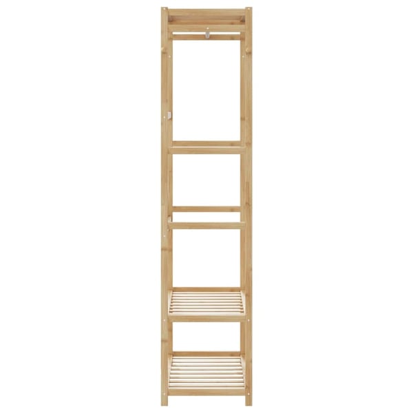 vidaXL Klesstativ med hyller 80x40x175 cm bambus