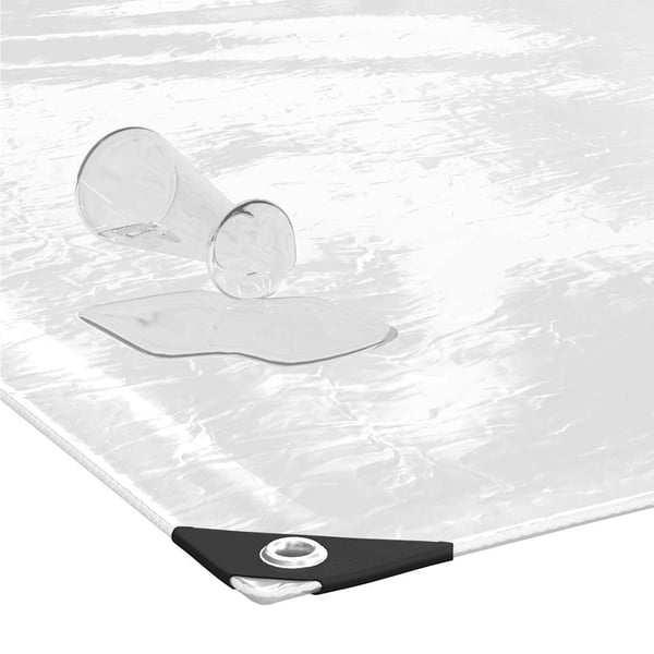 vidaXL Plantedeksel med maljer 1x5 m PVC