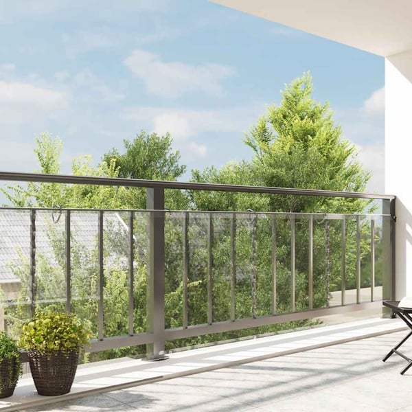 vidaXL Kasvinsuoja silmukoilla 1x6 m PVC