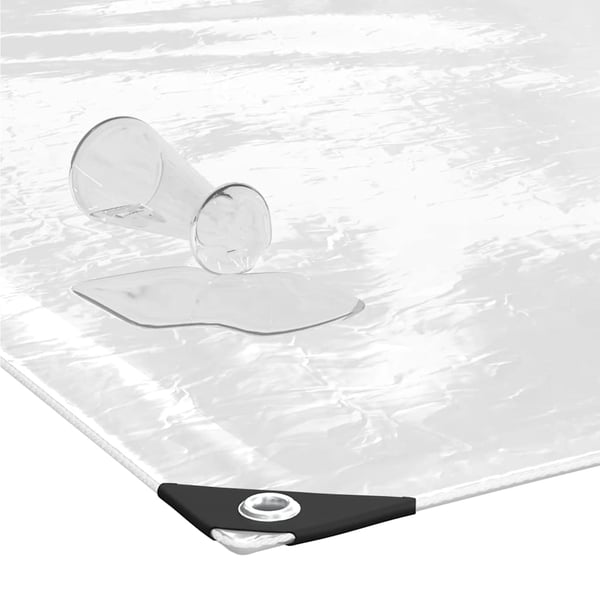 vidaXL Kasvinsuoja silmukoilla 1x4 m PVC