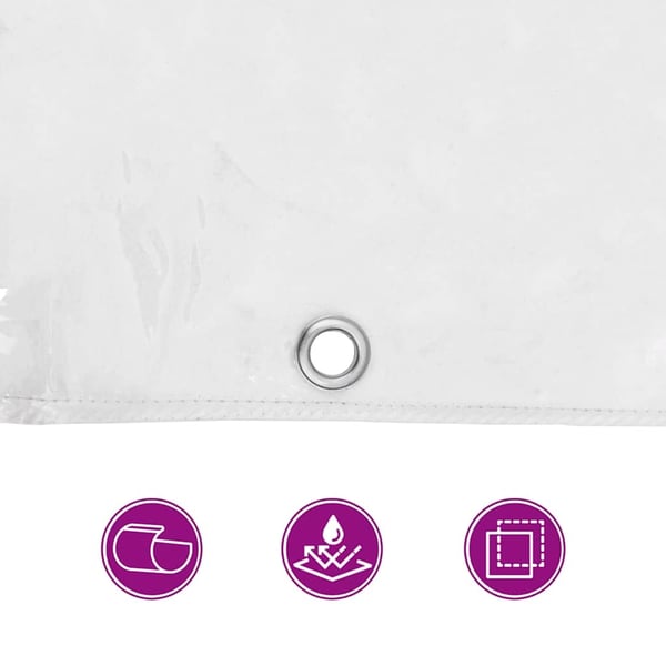 vidaXL Plantedeksel med maljer 2x6 m PVC