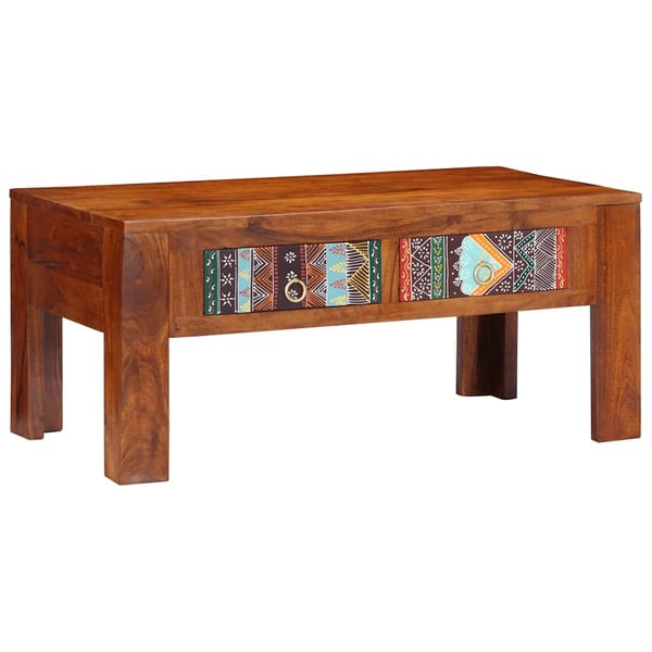 vidaXL sofabord 90x50x40 cm massivt akacietræ