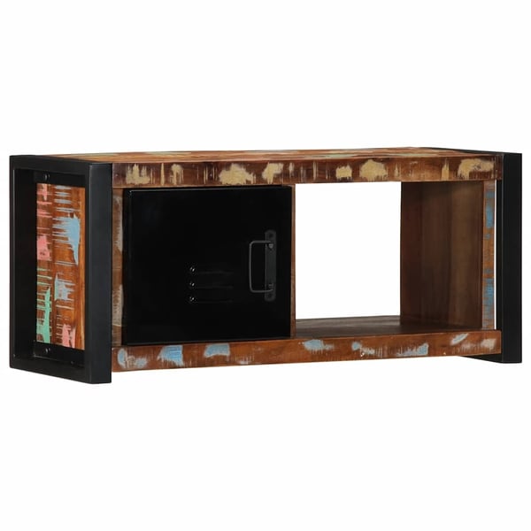 vidaXL TV-benk 80x30x35 cm gjenvunnet heltre