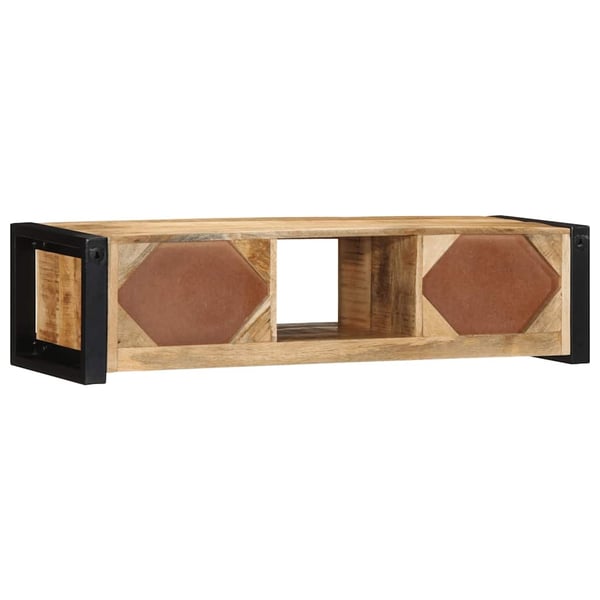vidaXL TV-kaappi 100x30x25 cm Massiivipuuta mango