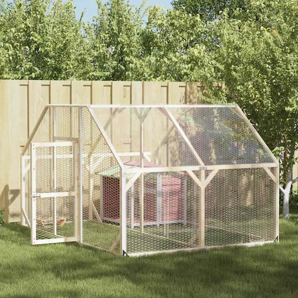 vidaXL Kasvinsuoja silmukoilla 2x5 m PVC