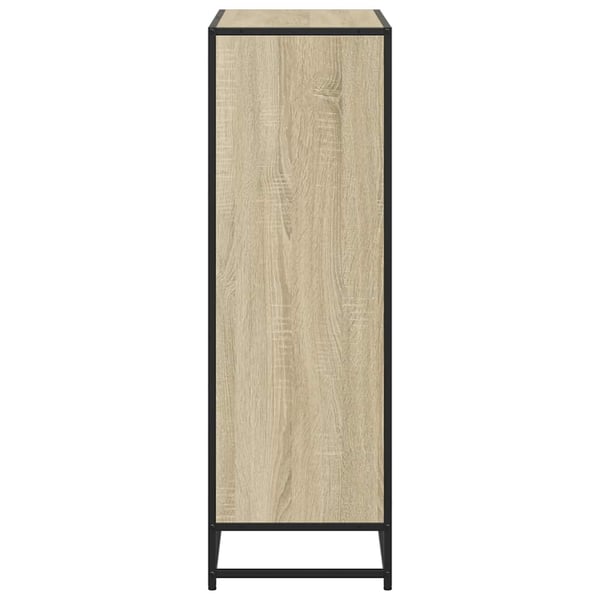 vidaXL Bokhylle sonoma eik 80,5x35x107,5 cm konstruert tre