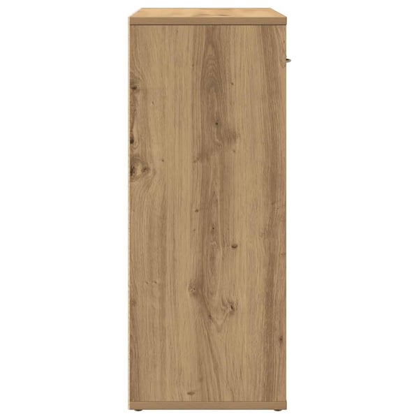 vidaXL Skjenk artisan eik 60x30x75 cm konstruert tre