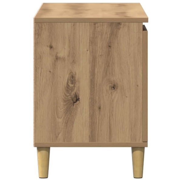 vidaXL TV-benk artisan eik 102x35x50 cm konstruert tre