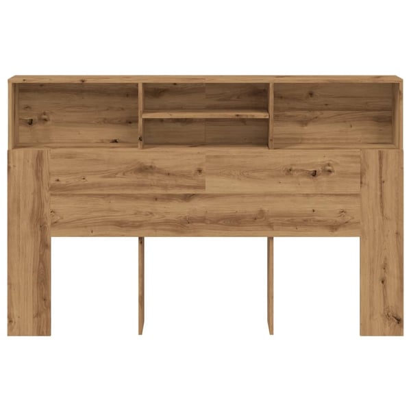 vidaXL sengegavlskab kunstgræs 180x19x103,5 cm konstrueret træ